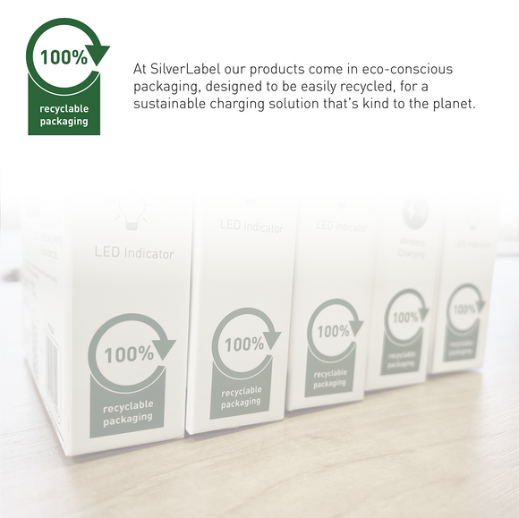 SilverLabel 3m USB-C to Lighting Cable White