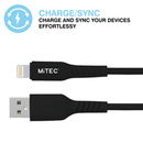 MiTEC MiPOWER Lightning to USB-A Cable - 2m - Black-2