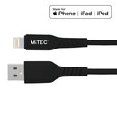 MiTEC MiPOWER Lightning to USB-A Cable - 2m - Black-3