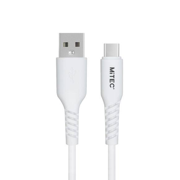MiTEC MiPOWER USB-C to USB-A Cable - 2m - White