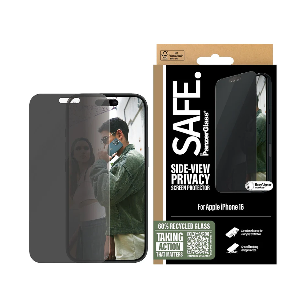 SAFE. by PanzerGlass™ Privacy Screen Protector Apple iPhone 16