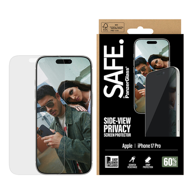 SAFE Privacy Glass for iPhone 17 Pro UWF w/Aligner