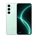 photo of Samsung Galaxy S24 green with mint+ wallpaper