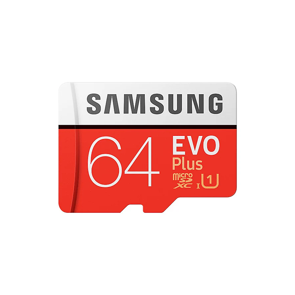 Samsung 64GB microSDXC EVO Plus Memory Card with Adapter