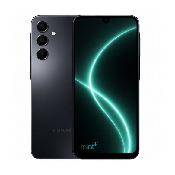 photo of Samsung Galaxy A16 5G  black with mint+ wallpaper