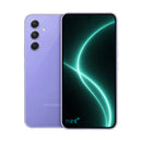 photo of Samsung Galaxy A54 purple with mint+ wallpaper