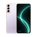 photo of Samsung Galaxy S22 purple with mint+ wallpaper