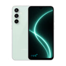 photo of Samsung Galaxy S23 FE green with mint+ wallpaper