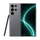 photo of Samsung Galaxy S23 ultra grey with mint+ wallpaper