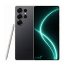 photo of Samsung Galaxy S25 ultra black with mint+ wallpaper