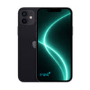 Photo of iPhone 12 black with mint+ wallpaper