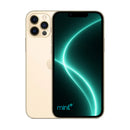 Photo of iPhone 12 pro gold with mint+ wallpaper