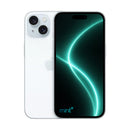 Photo of iPhone 15 plus blue with mint+ wallpaper
