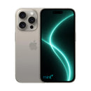 Photo of iPhone 15 pro titanium with mint+ wallpaper