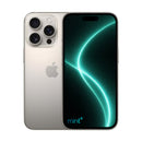 Photo of iPhone 16 pro max titanium with mint+ wallpaper