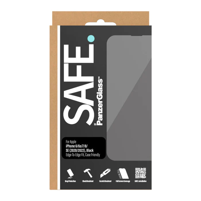 SAFE. by PanzerGlass™ Screen Protector for Apple iPhone 8/7/6/6s/SE (2020/2022) - 0